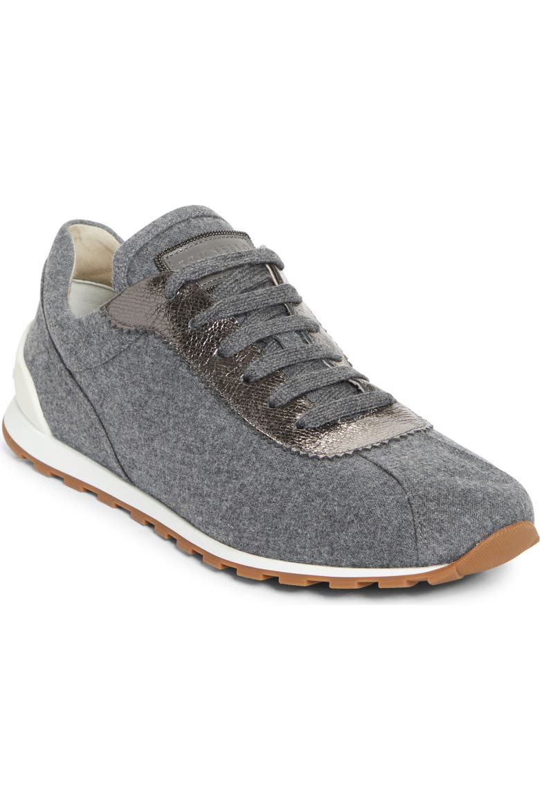 Brunello Cucinelli Mixed Media Runner Sneaker (Women) | Nordstromrack Brunello Cucinelli Mixed Media Runner Sneaker (Women) | Nordstromrack