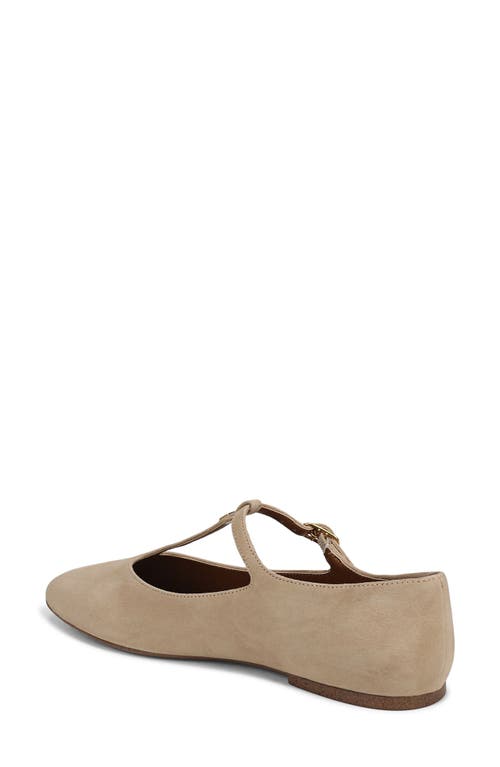 Franco Sarto Marylee T-strap Flat In Neutral