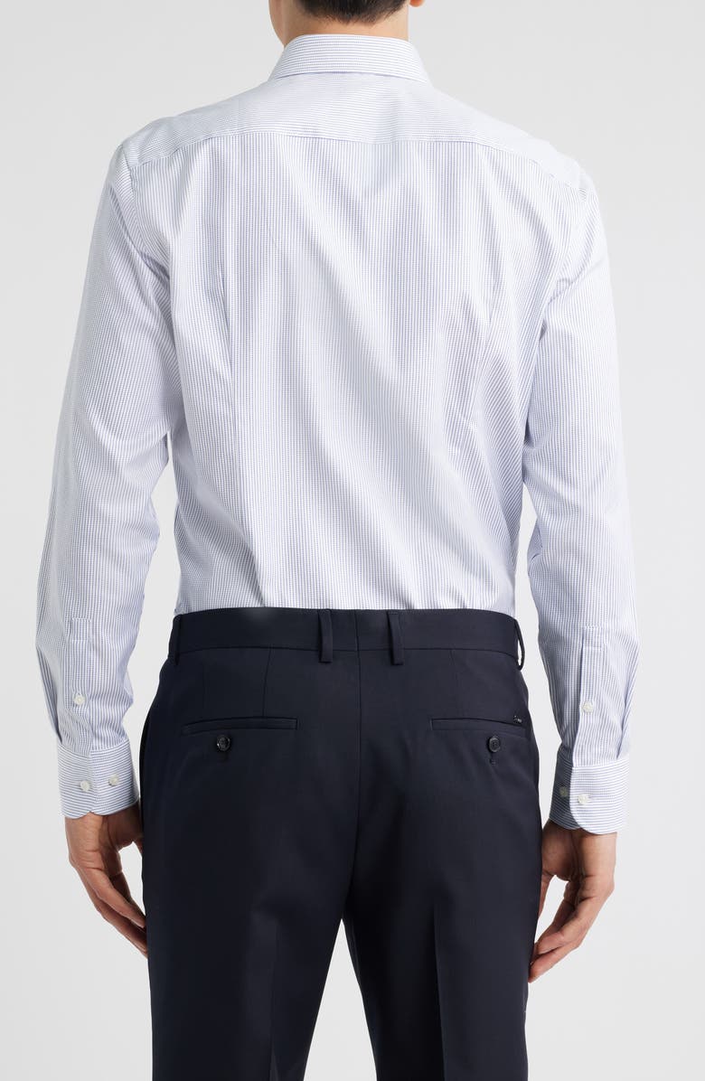 BOSS Hank Slim Fit Dress Shirt, Alternate, color, Bright Blue