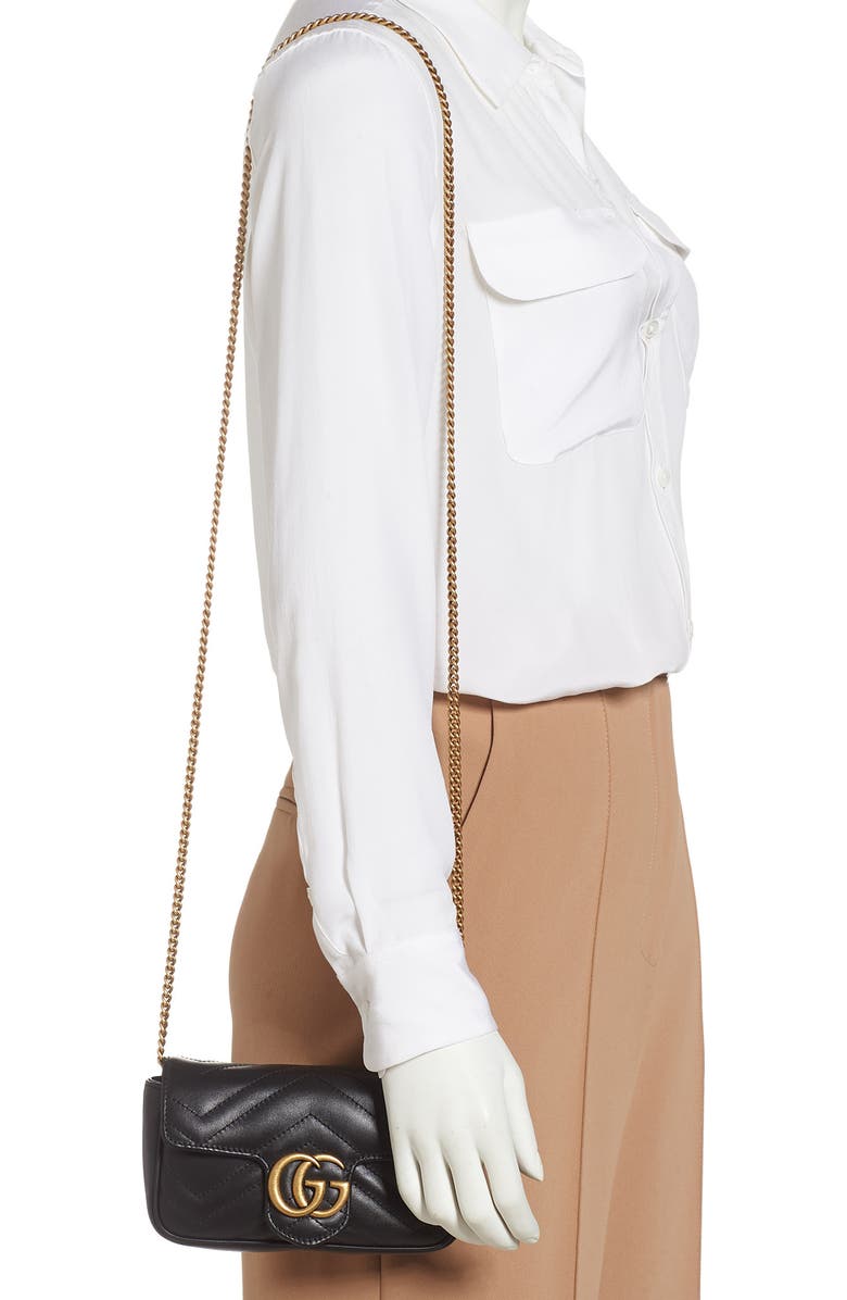 Gucci GG Matelassé Leather Shoulder Bag, Alternate, color,