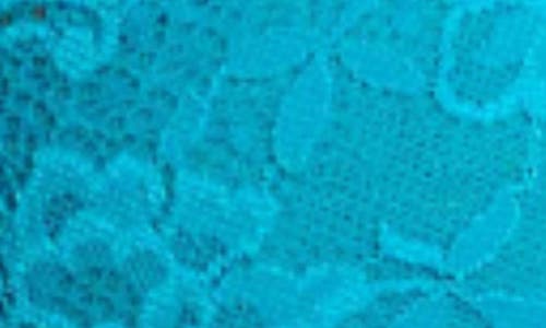 Montelle Intimates Flirt Lace Underwire Demi Bra In Turquoise