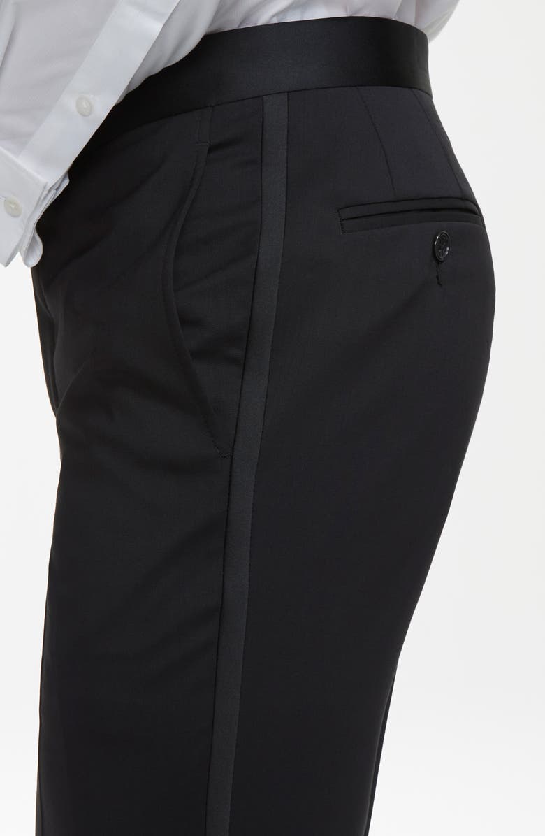 Jack Victor Phoenix Wool Tuxedo Trousers, Alternate, color,
