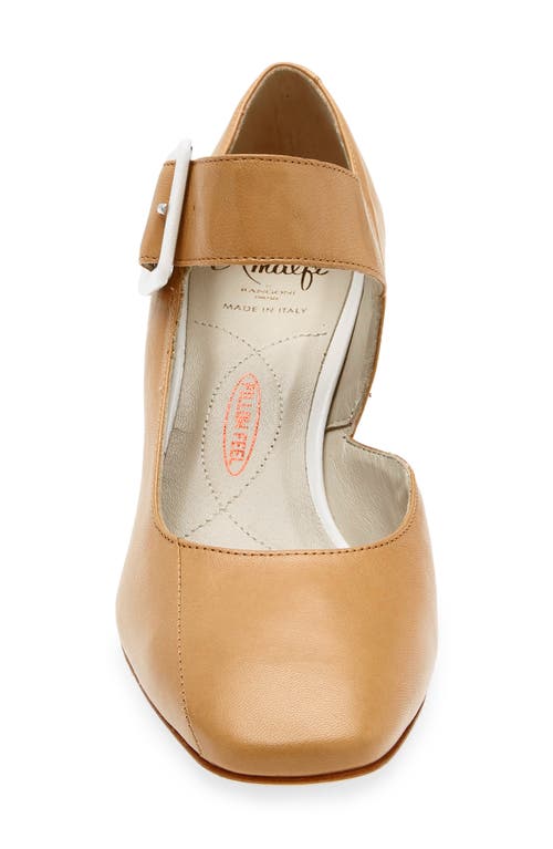 Amalfi By Rangoni Superbro Square Toe Pump In Brown