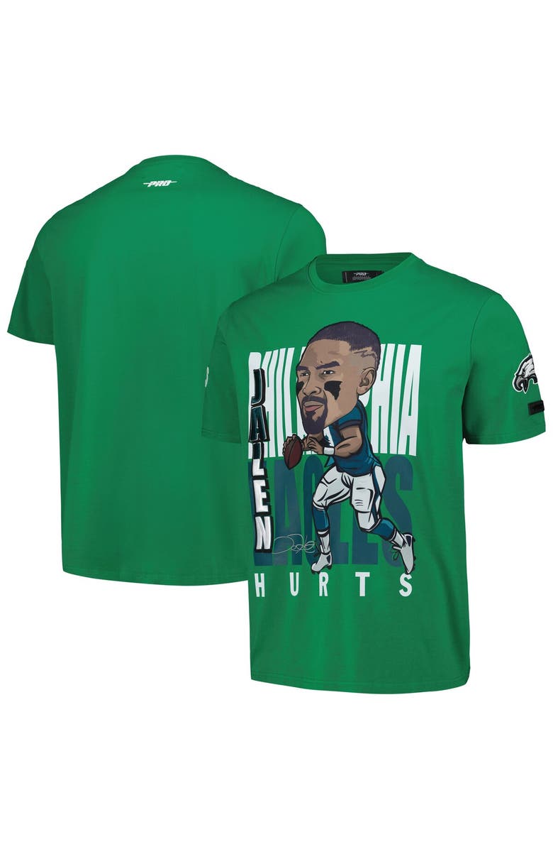 PRO STANDARD Men's Pro Standard Jalen Hurts Kelly Green Philadelphia Eagles Avatar Remix Player Graphic T-Shirt, Alternate, color, 