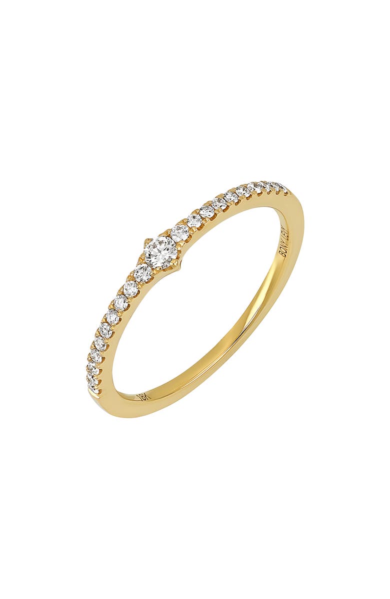 Bony Levy Liora Stackable Diamond Ring, Main, color, 18Ky Yellow Gold