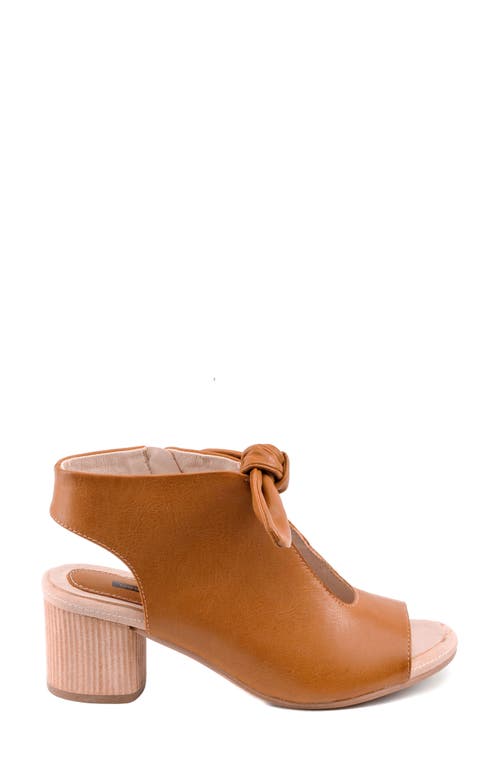 Gc Shoes Women's Kimora Knot Detail Block Heel Dress Sandals In Tan