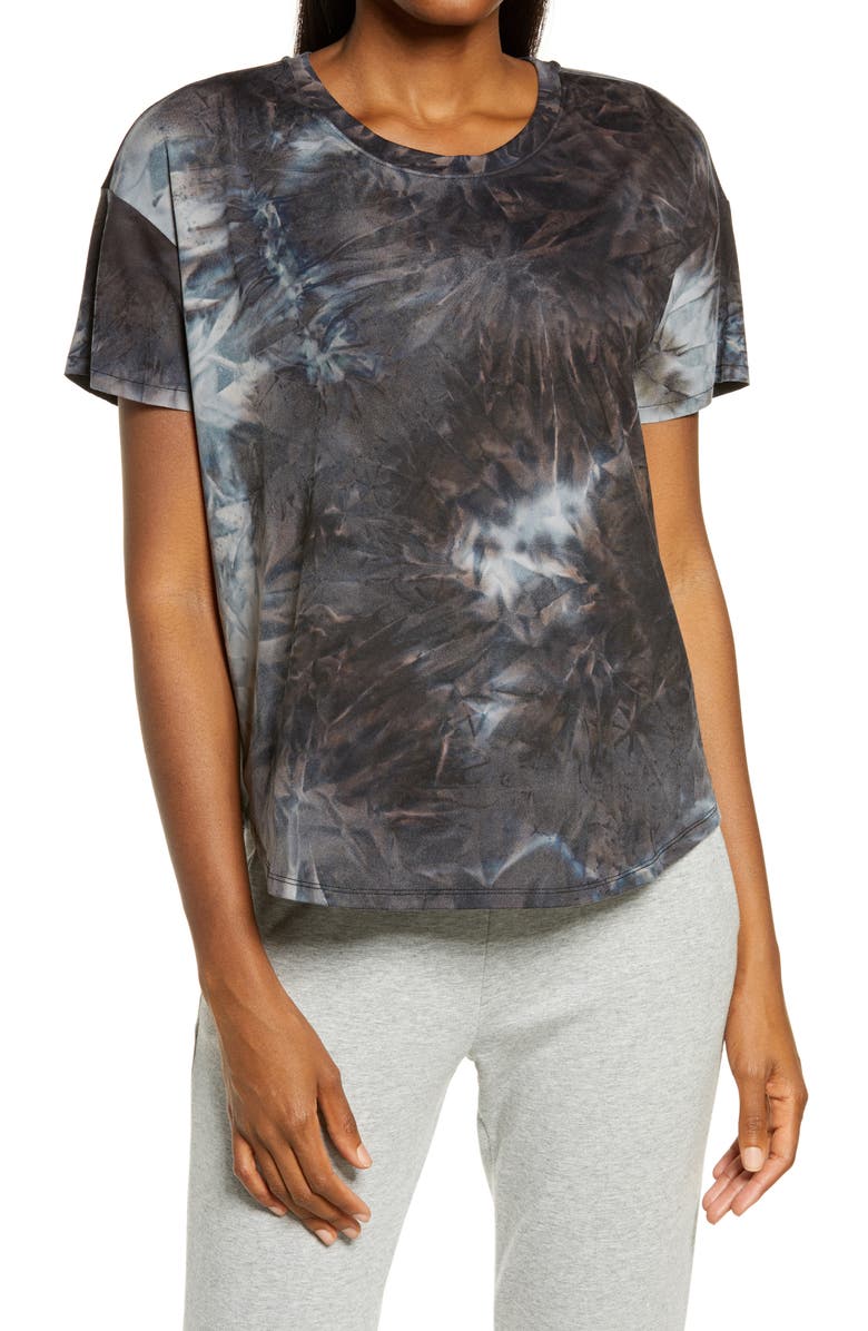 Zella Washed Tie Dye Studio T-Shirt, Main, color,