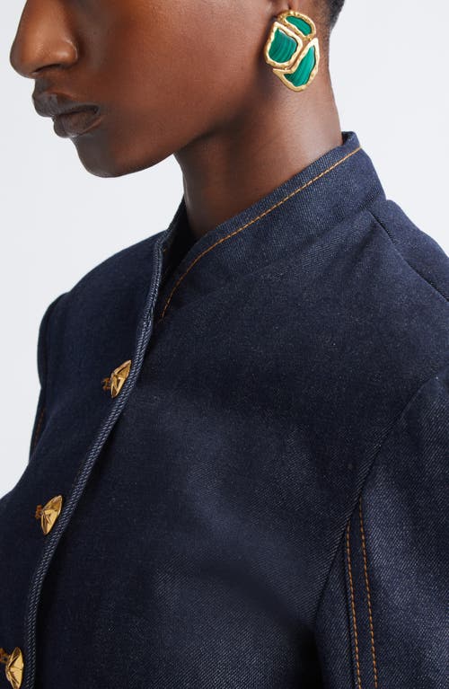 Zimmermann Byron Malachite Earrings In Green