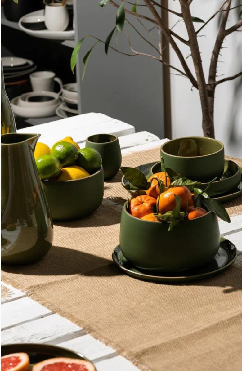 Gharyan Stoneware Jute Table Runner, Alternate, color, Natural