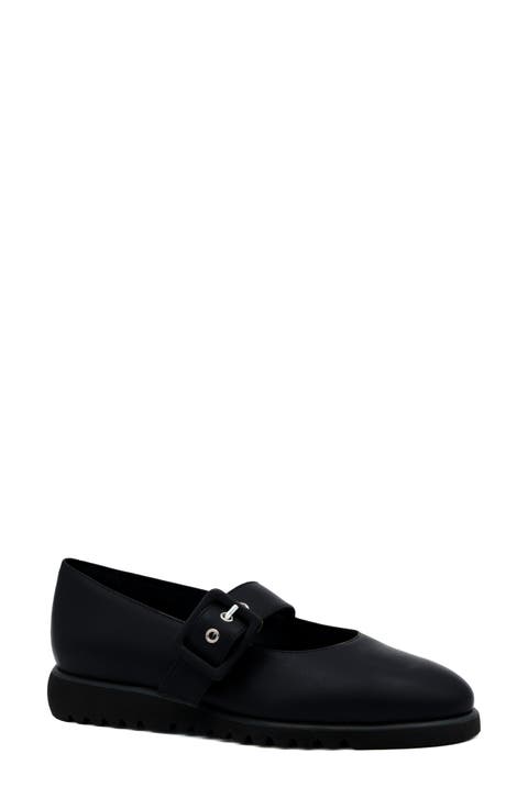 Energia Leather Mary Jane Flat