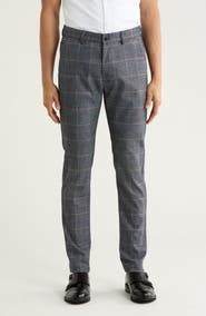 T.R. PREMIUM Plaid Straight Leg Trousers