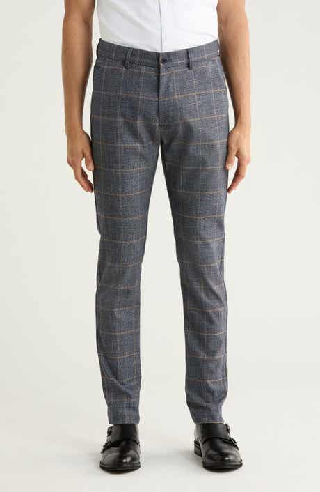 T.R. PREMIUM Plaid Straight Leg Trousers
