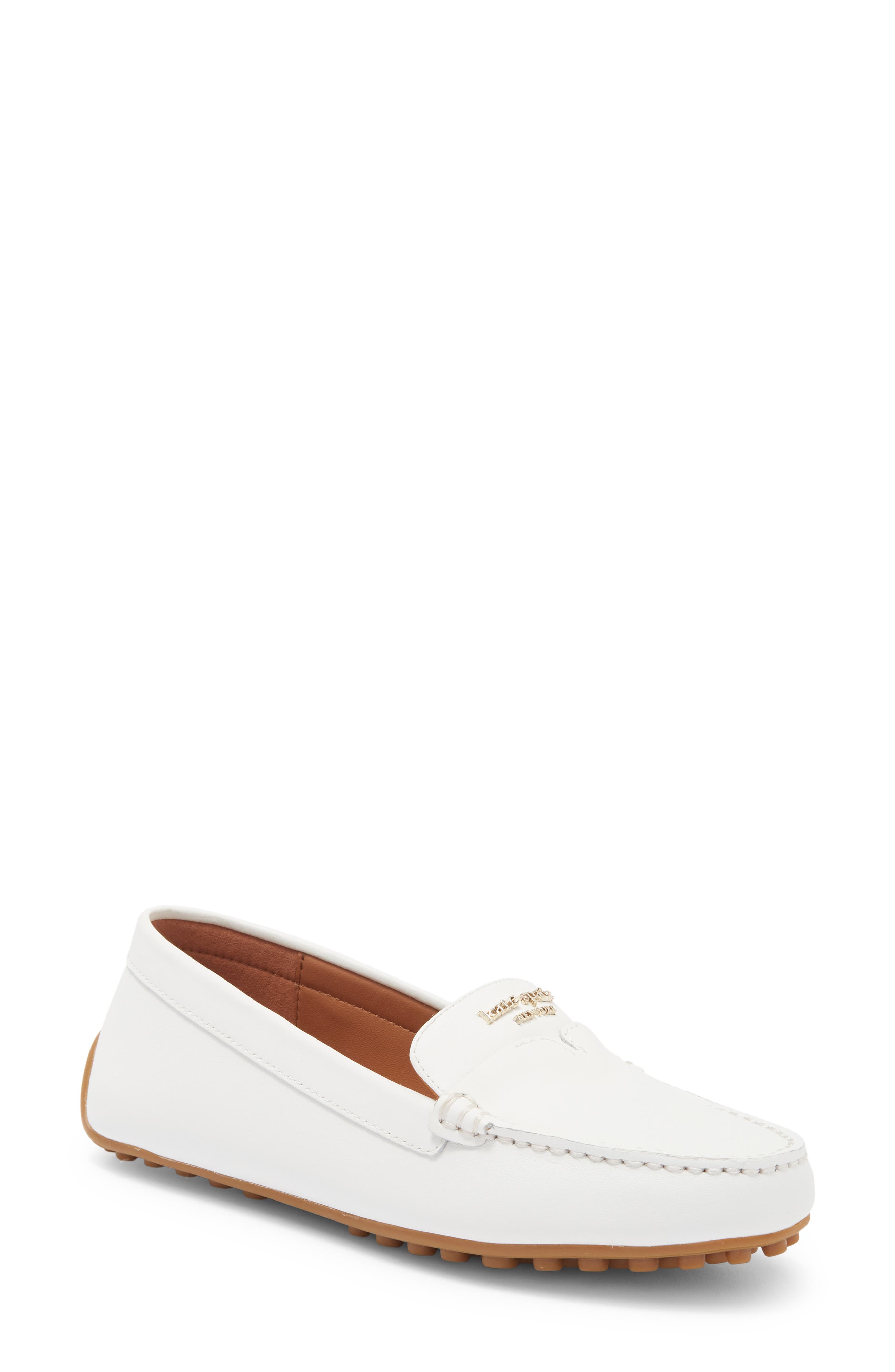Kate Spade New York deck leather moc loafer, Main, color, 