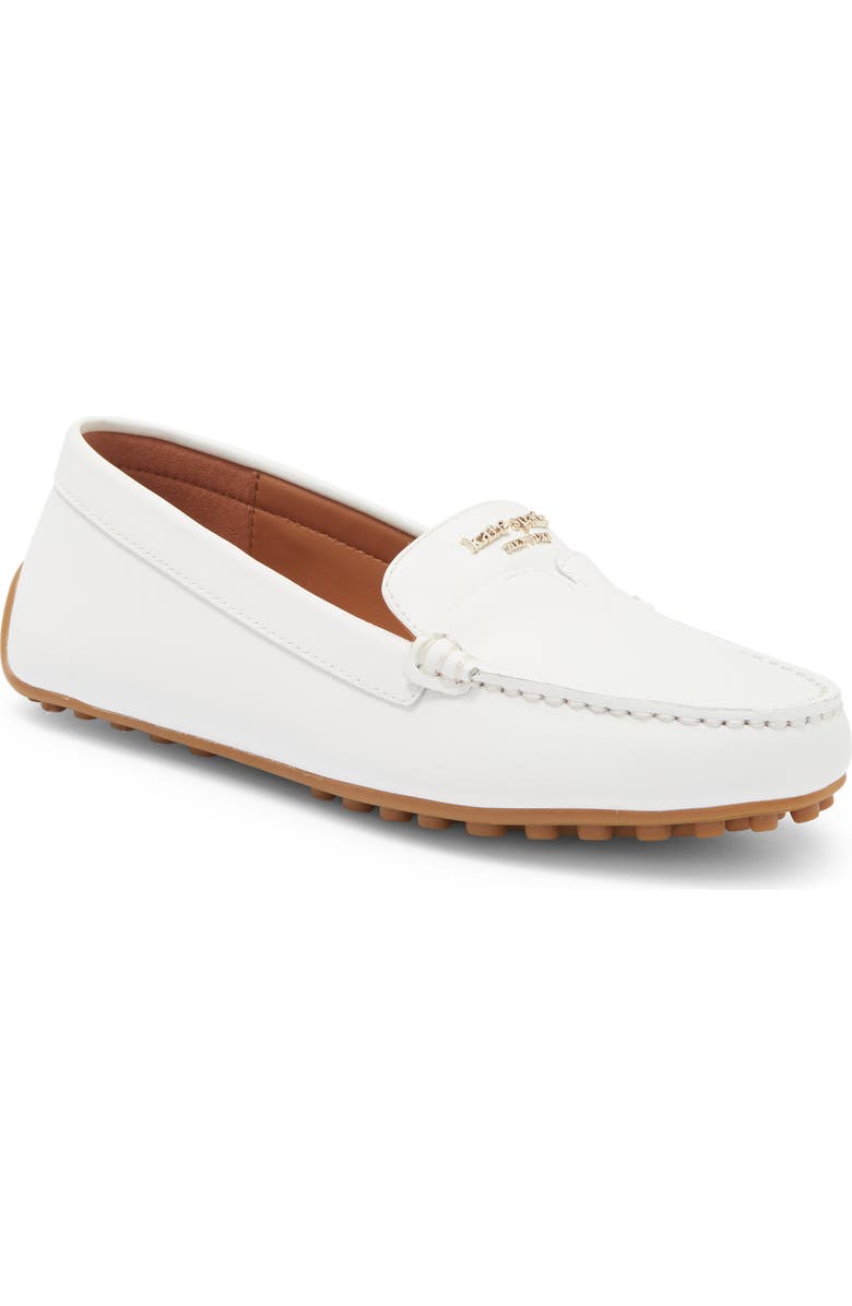 Kate Spade New York deck leather moc loafer, Main, color,