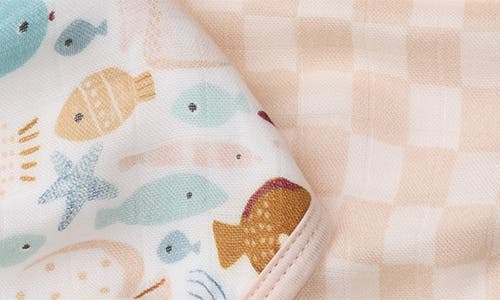 LOULOU LOLLIPOP LOULOU LOLLIPOP ASSORTED 2-PACK MUSLIN BANDANA BIBS 