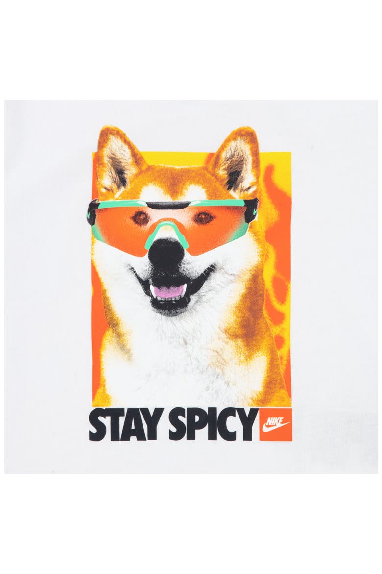 Kids' Stay Spicy Graphic T-Shirt, Alternate, color, WHITE
