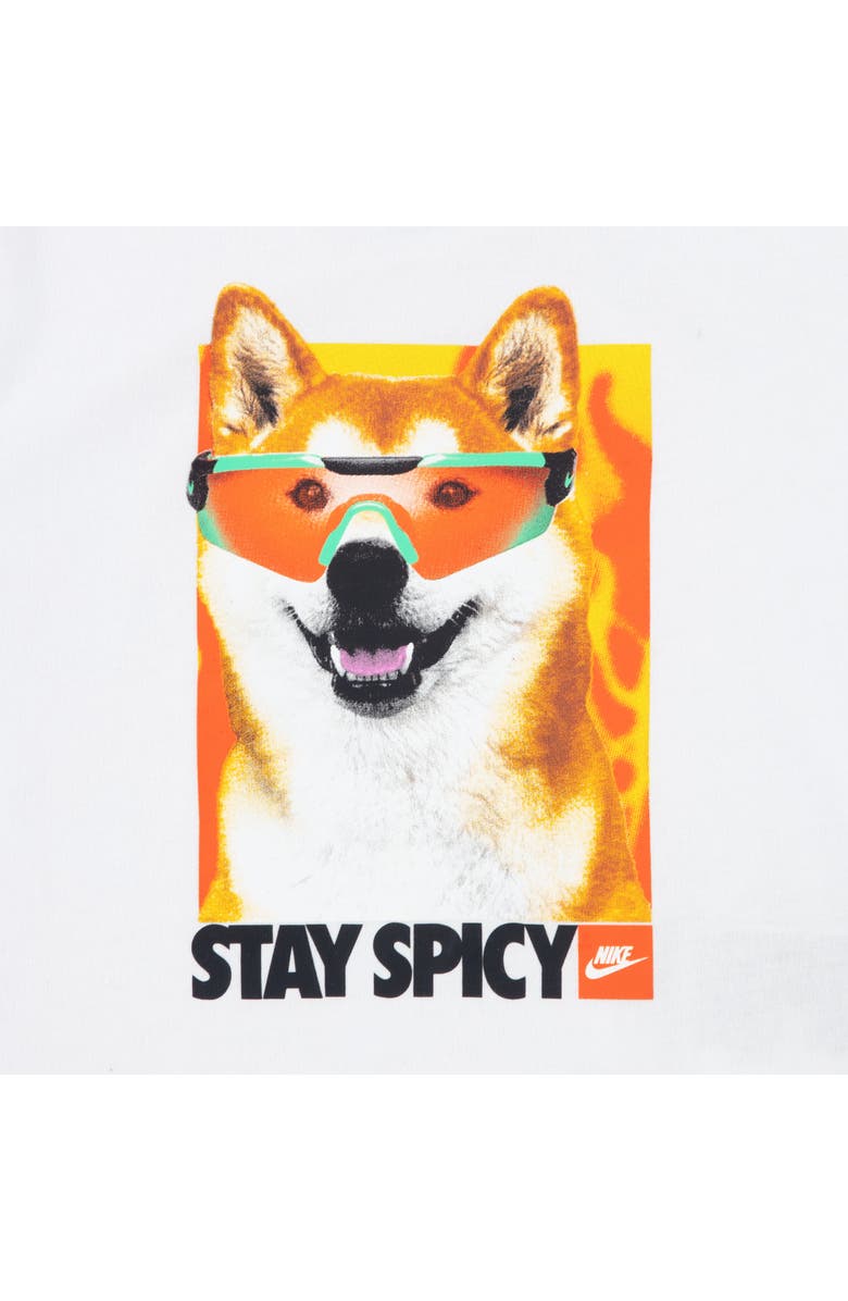 Nike Kids' Stay Spicy Graphic T-Shirt, Alternate, color, White