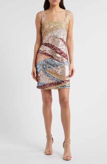 Pisarro Nights Beaded Sleeveless Minidress