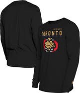 New Era Men's New Era Black Toronto Raptors 2024/25 City Edition Long Sleeve T-Shirt