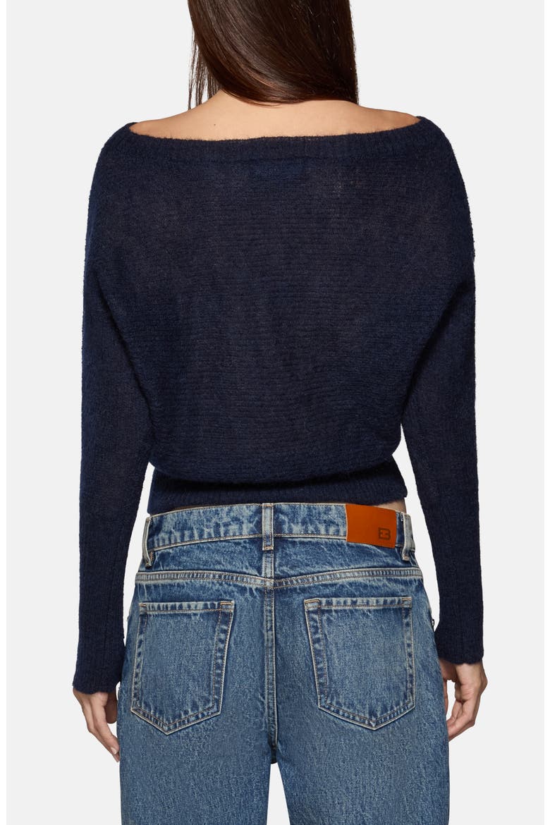 Alder Relaxed Sweater, Alternate, color, NAVY