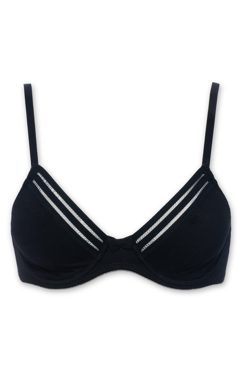 Huit Sweet Underwire Bra, Main, color, Black