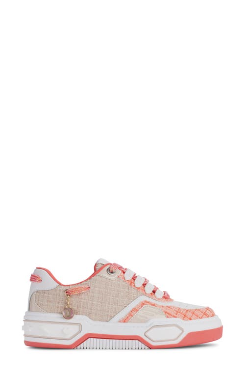 Karl Lagerfeld Charna Lace Up Sneaker In Nude