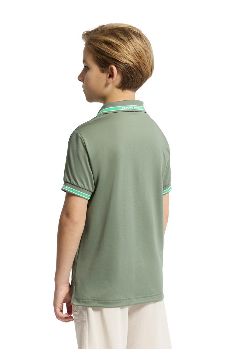 Psycho Bunny Kids' Forrest Sport Piqué Polo, Alternate, color,