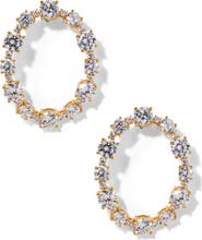 Nadri Everleigh Cubic Zirconia Open Hoop Earrings