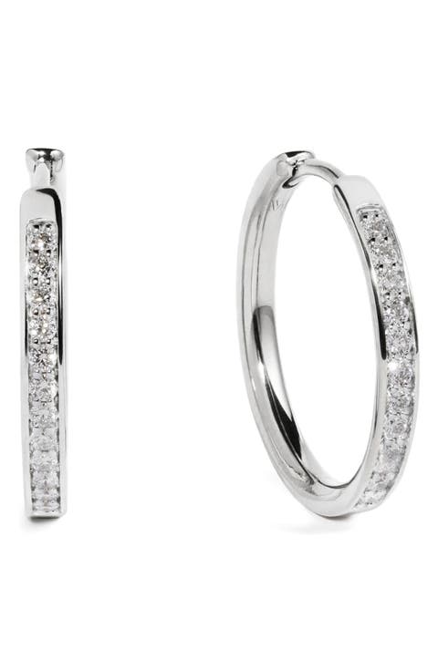 Essential Lab Grown Diamond Hoop Earrings