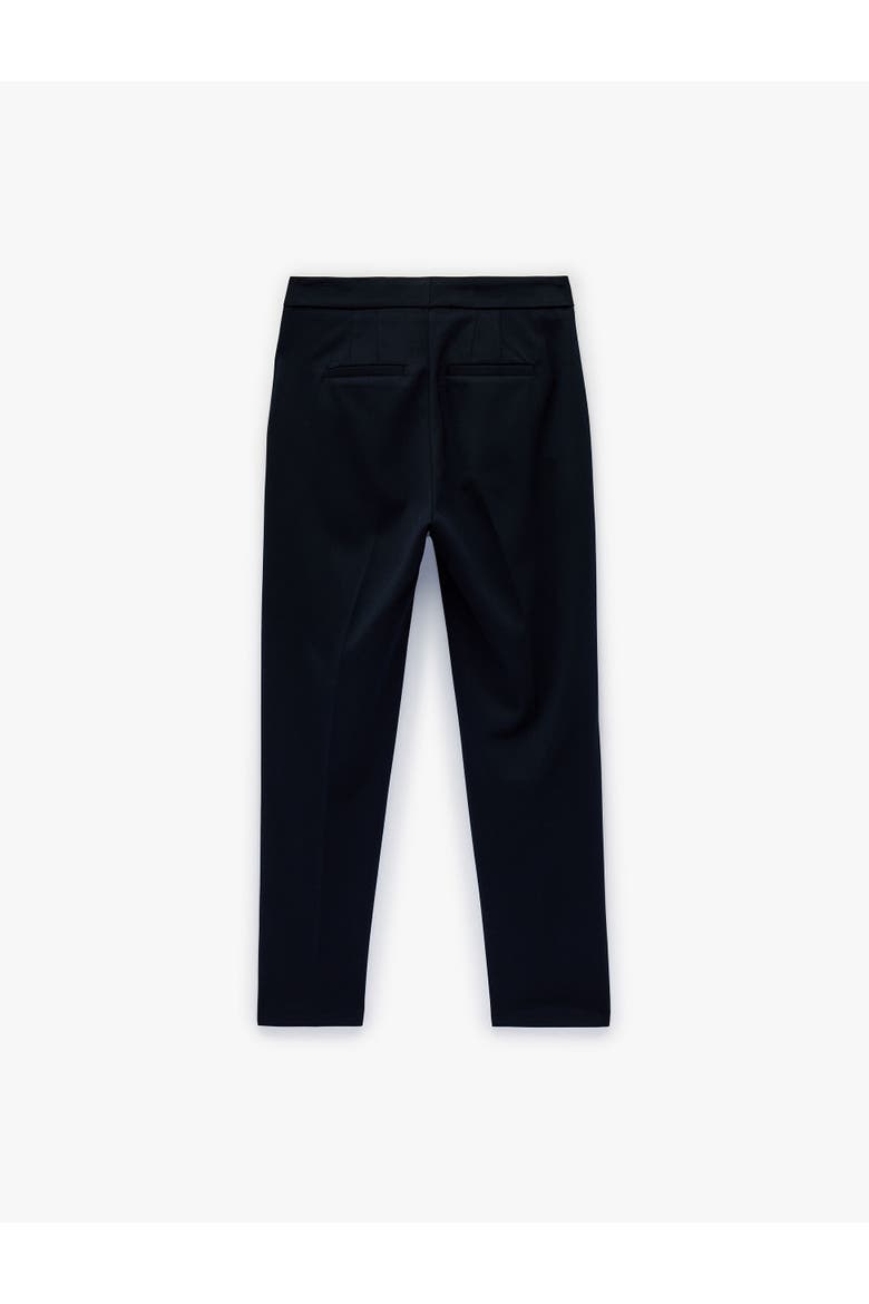Slim Fit High Rise Trousers, Alternate, color, NAVY