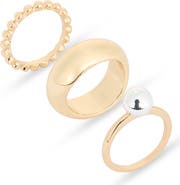 NORDSTROM RACK Set of 3 Rings