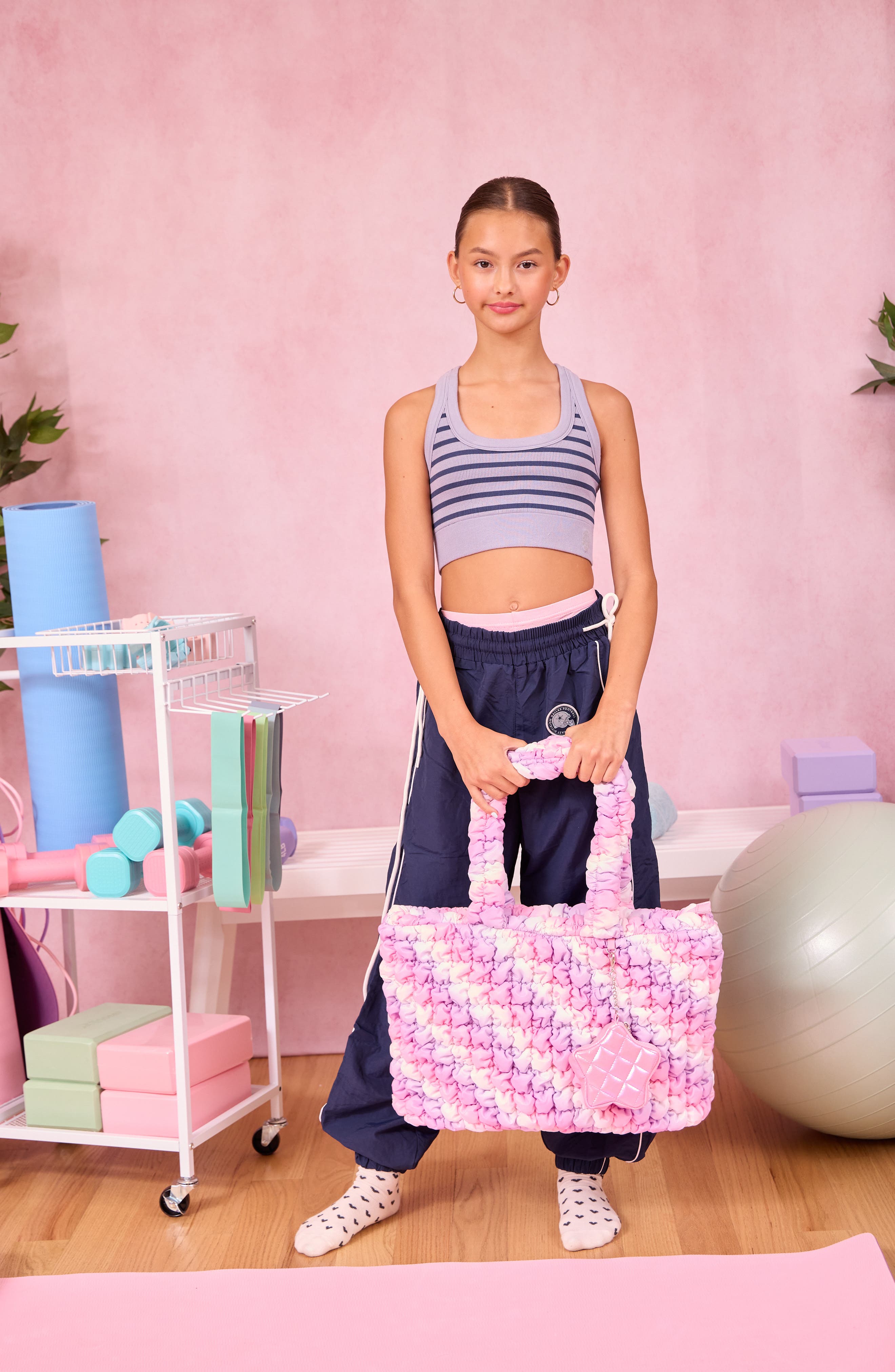 OMG Accessories Kids' Scrunch Tote Bag, Alternate, color, 