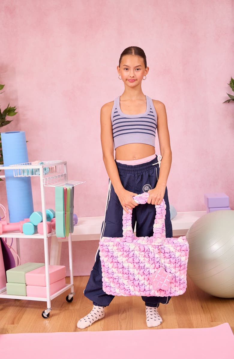 OMG Accessories Kids' Scrunch Tote Bag, Alternate, color,