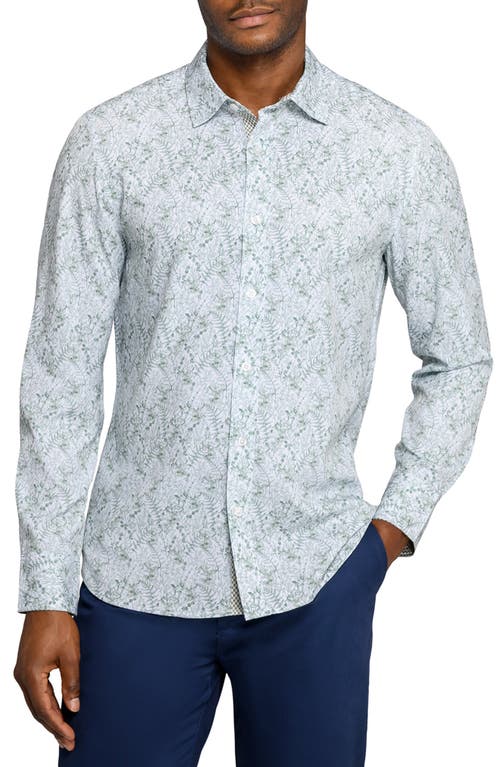 Construct Woods Woven Long Sleeve Basic In Blue