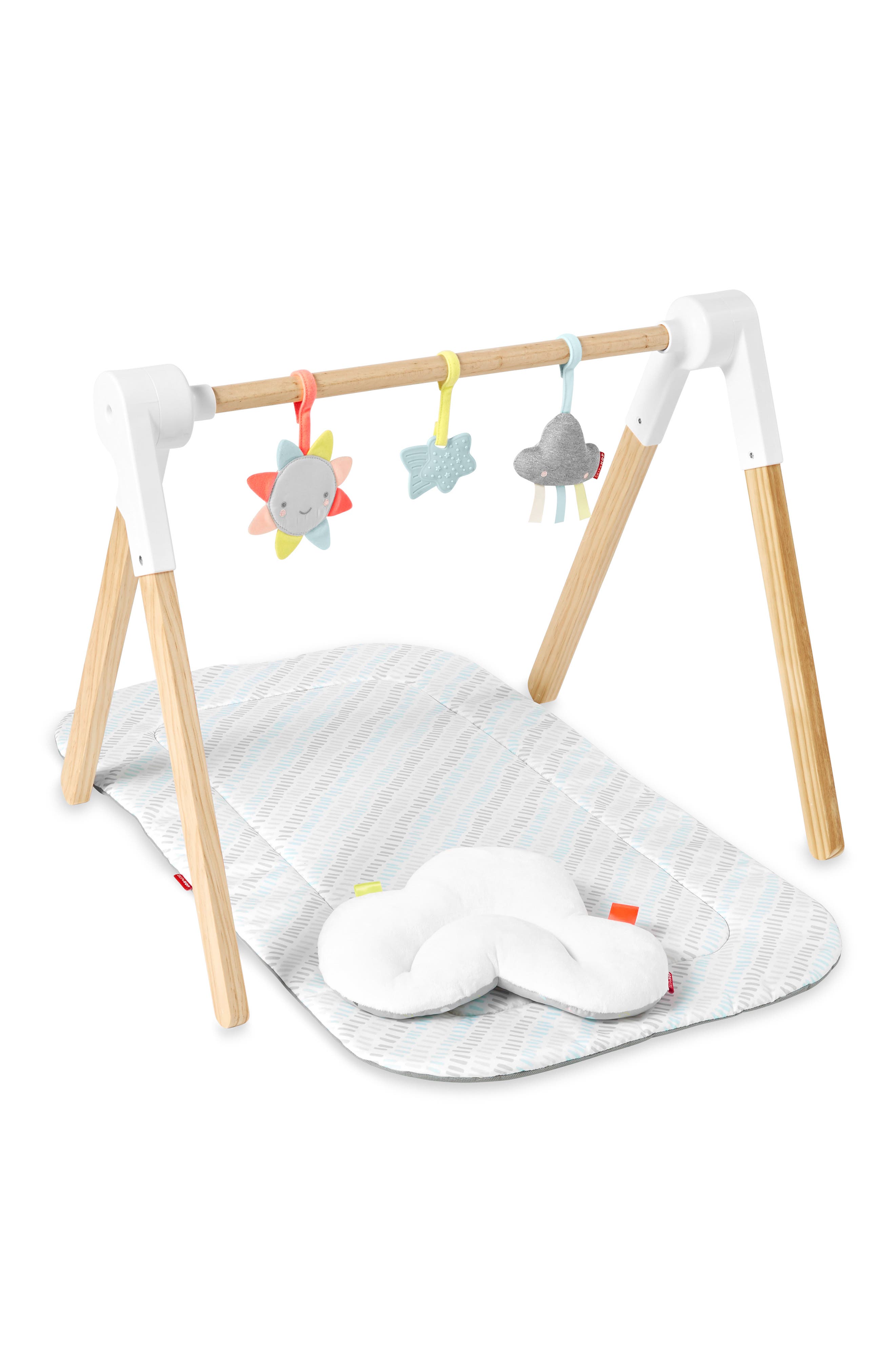 Skip Hop Silver Lining Cloud Wooden Activity Gym in Multi 