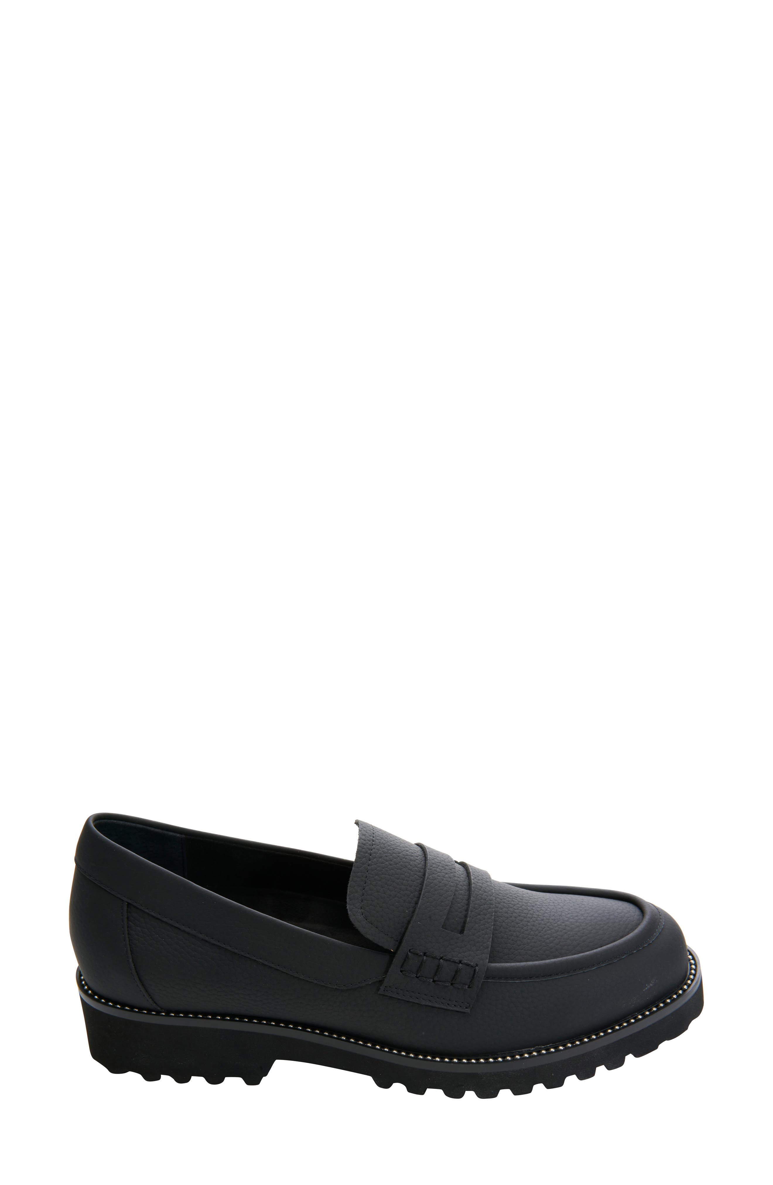 VANELi Zayna Water Resistant Penny Loafer, Alternate, color, Black