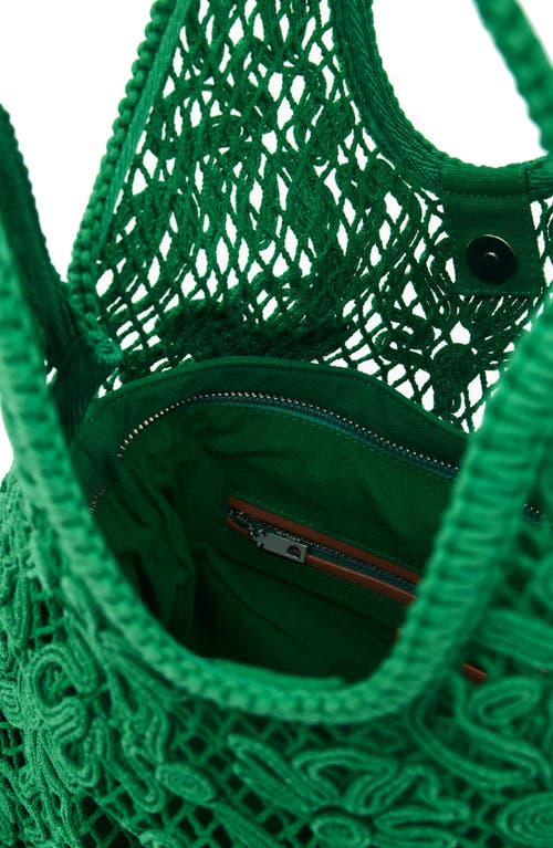 Desigual Medium Crochet & Soutache Shoulder Bag
