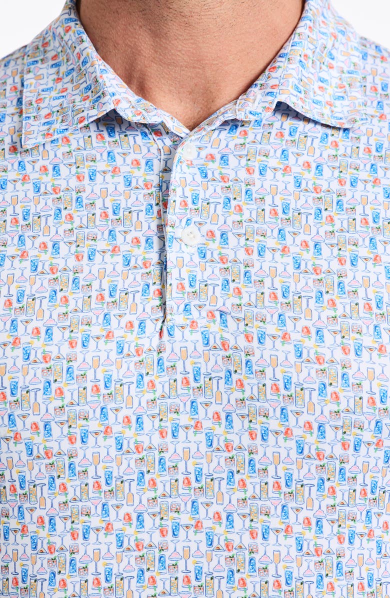 Robert Graham High Spirits Polo, Alternate, color, White Multi