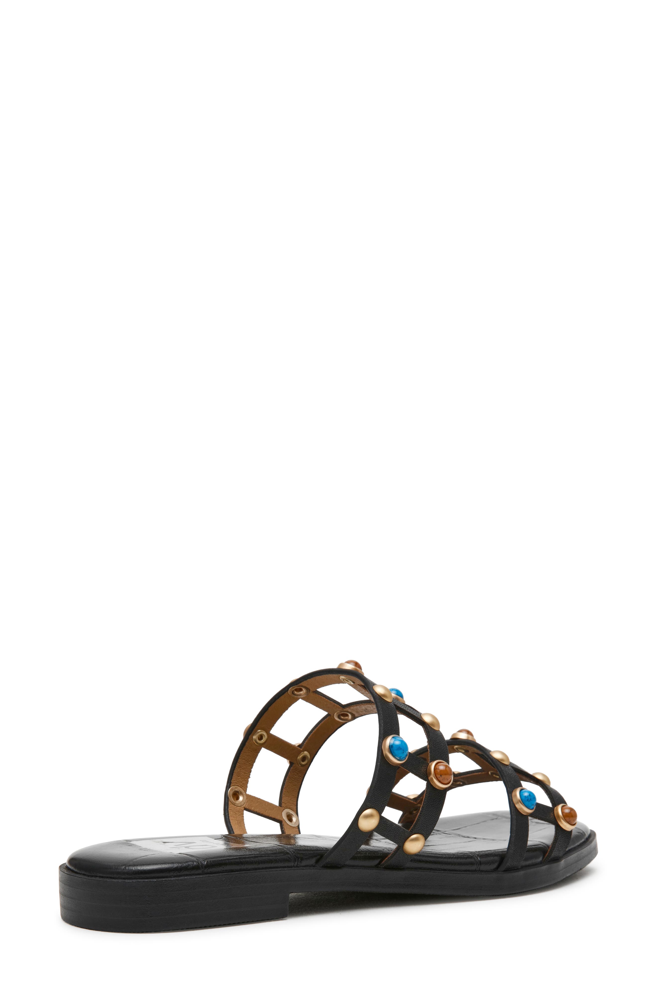DV by Dolce Vita Marcy Embellished Sandal, Alternate, color, Black Multi