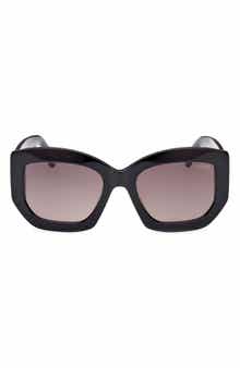 54mm Geometric Sunglasses