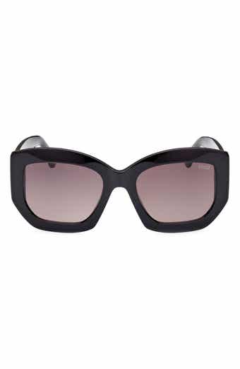 54mm Geometric Sunglasses