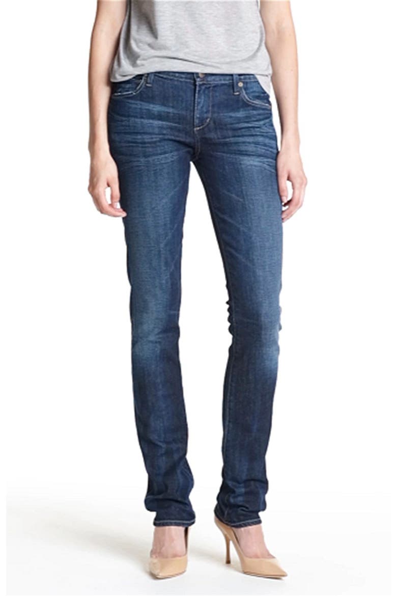'Ava' Straight Leg Stretch Denim Jeans, Alternate, color, NEW SPECTRUM