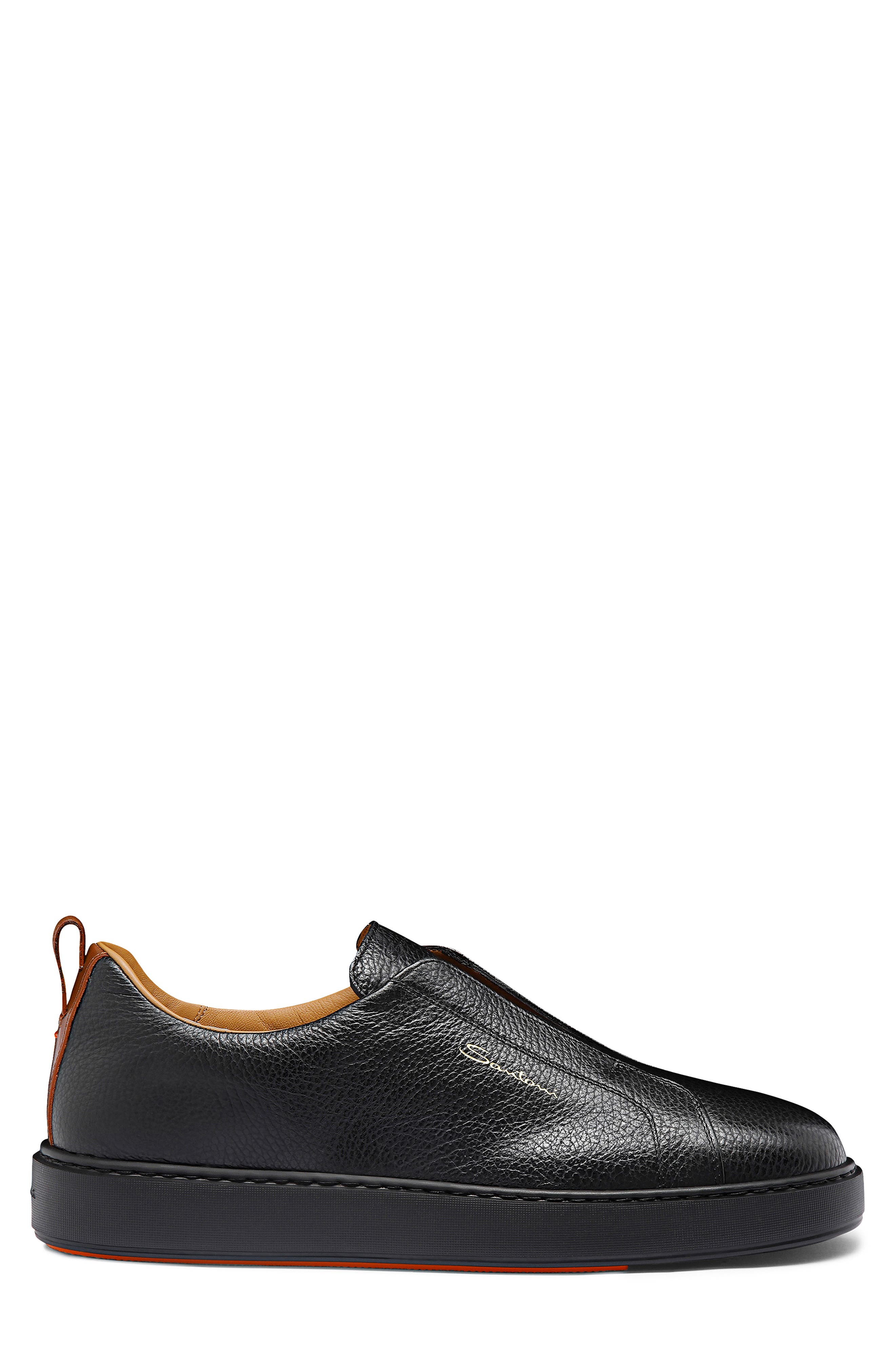 Santoni Victory Laceless Slip-On Sneaker, Alternate, color, 