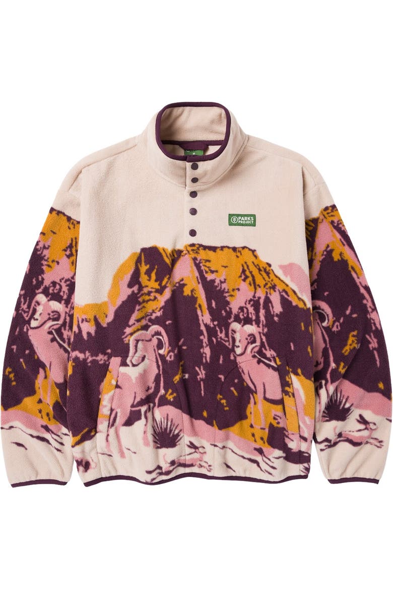 Zion Views Trail Fleece Jacket, Main, color, Purple
