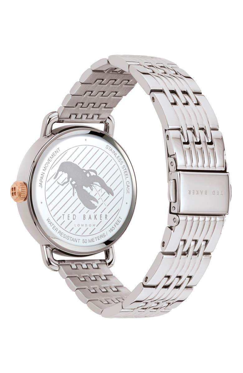 Ted Baker Classic Bracelet Strap Watch, 34mm, Alternate, color, 