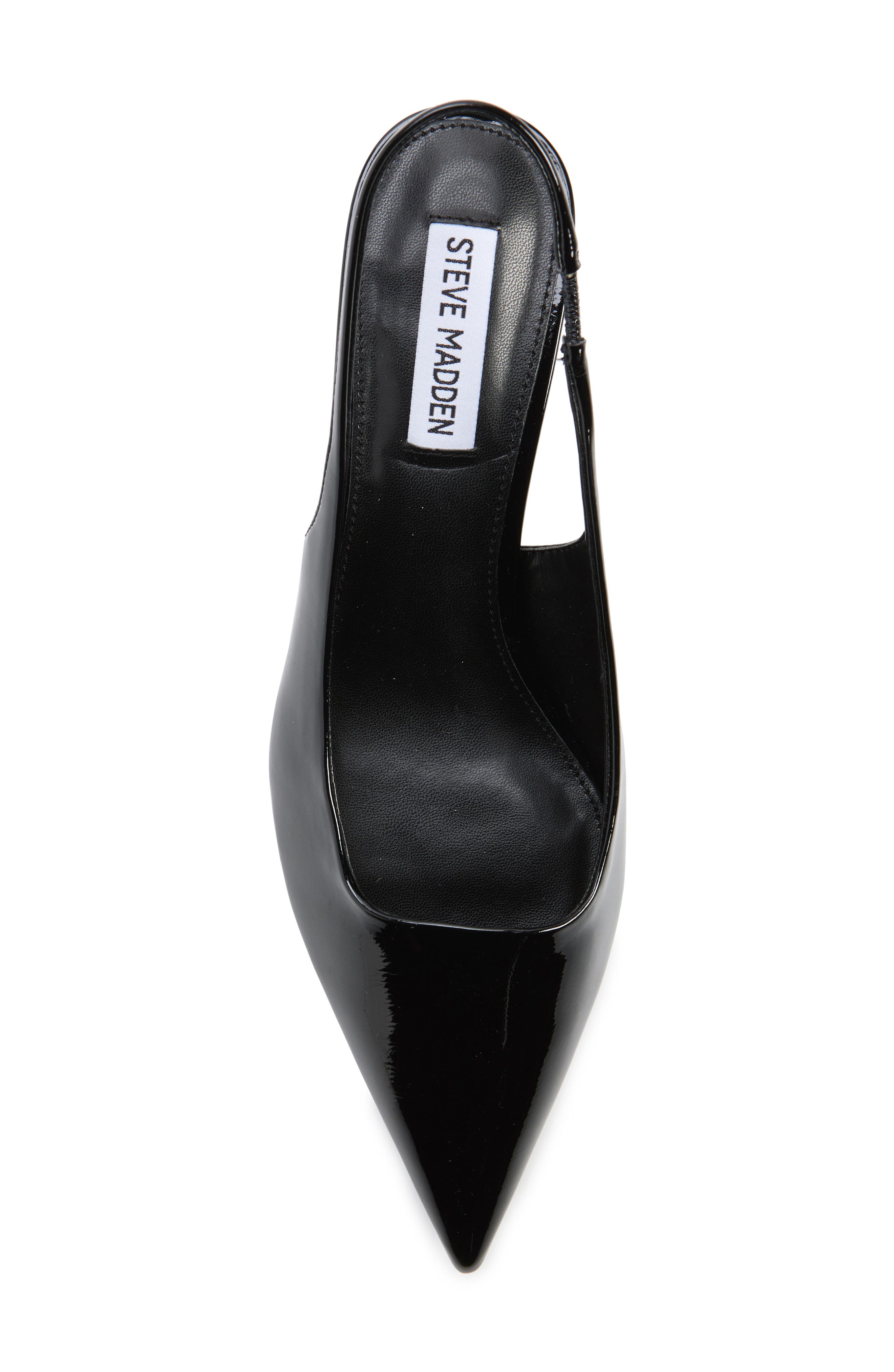 Steve Madden Aliz Slingback Pump, Alternate, color, Black Patent