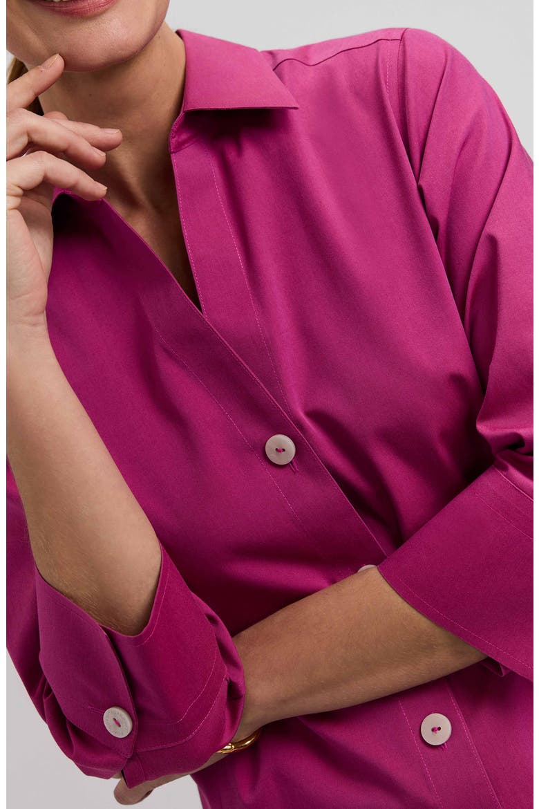 Paityn Non-Iron Cotton Shirt, Alternate, color, POMEGRANATE PINK