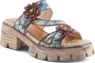 L'Artiste by Spring Step Myrina Platform Slide Sandal