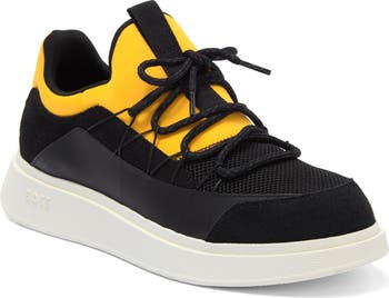 Hugo Boss 軽やか 自由な動きを パルクール ランナー スニーカー Hugo Boss Hugo Boss Parkour Logo Trainers Black 001 2025