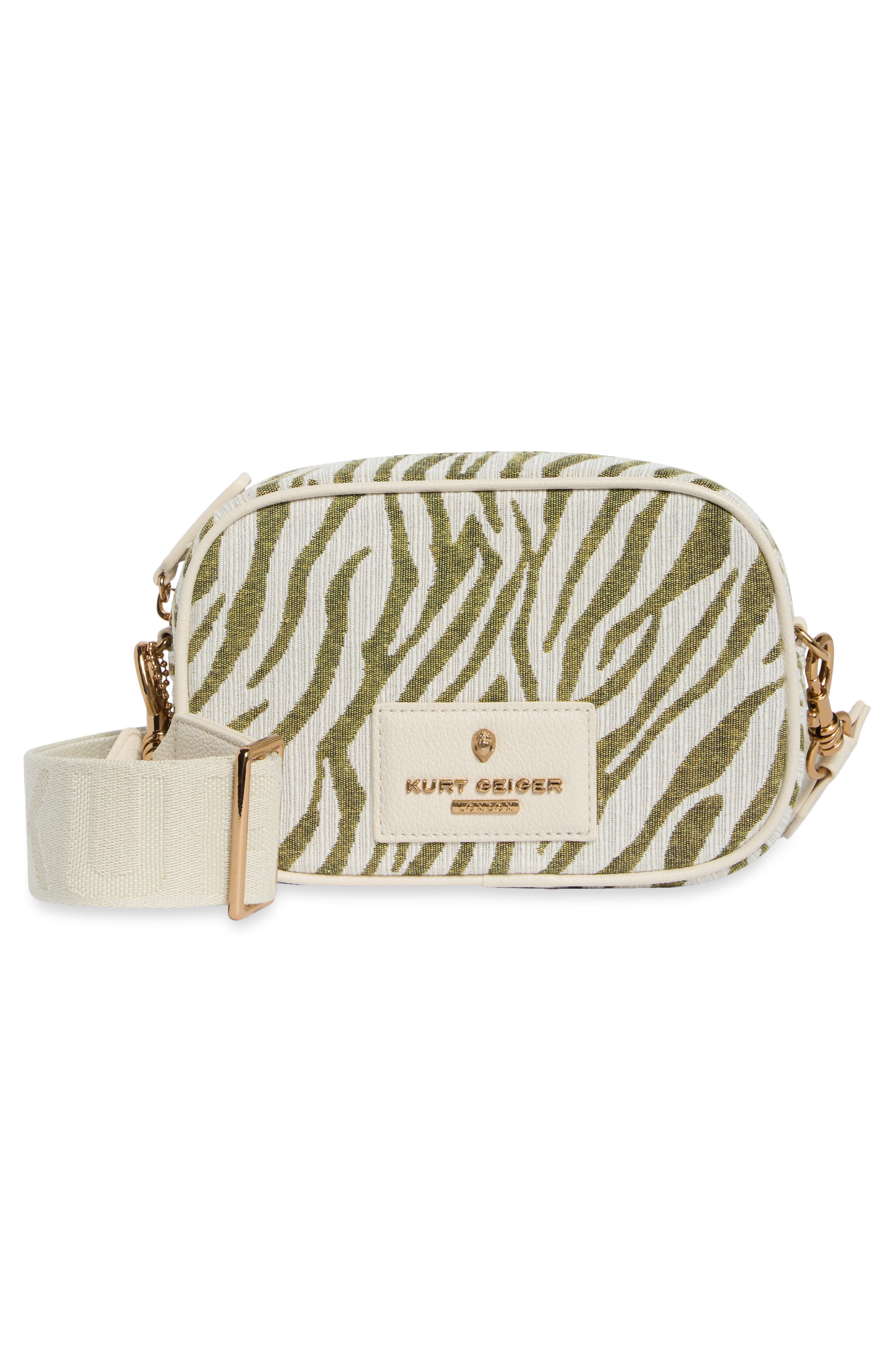 Kurt Geiger London Chiswick Camera Crossbody Bag, Alternate, color, Open Green